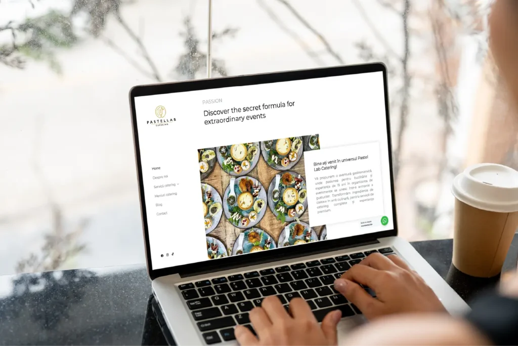 proiect website PASTEL LAB