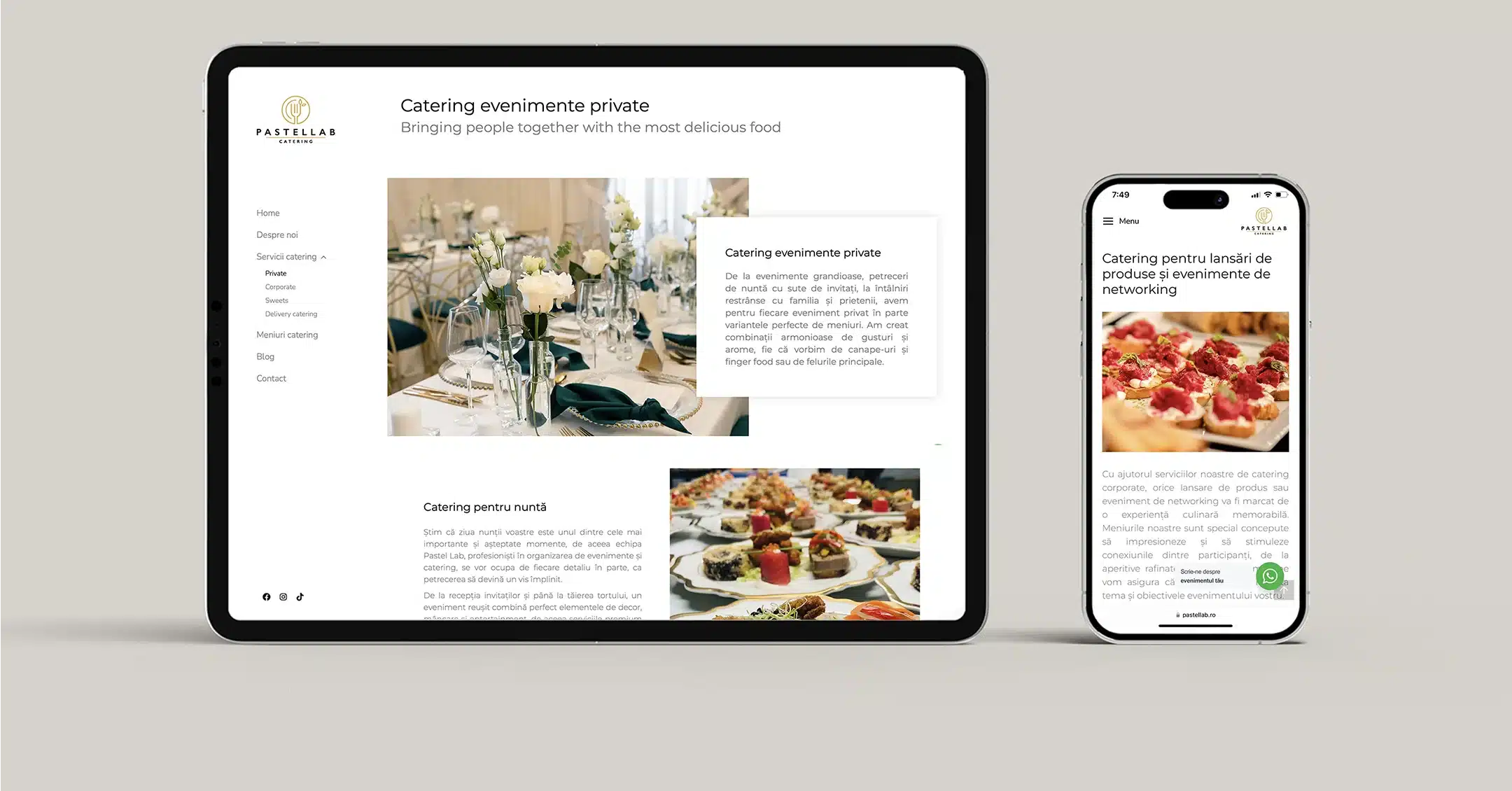 portofoliu pastellab rebranding webdesign graphic design