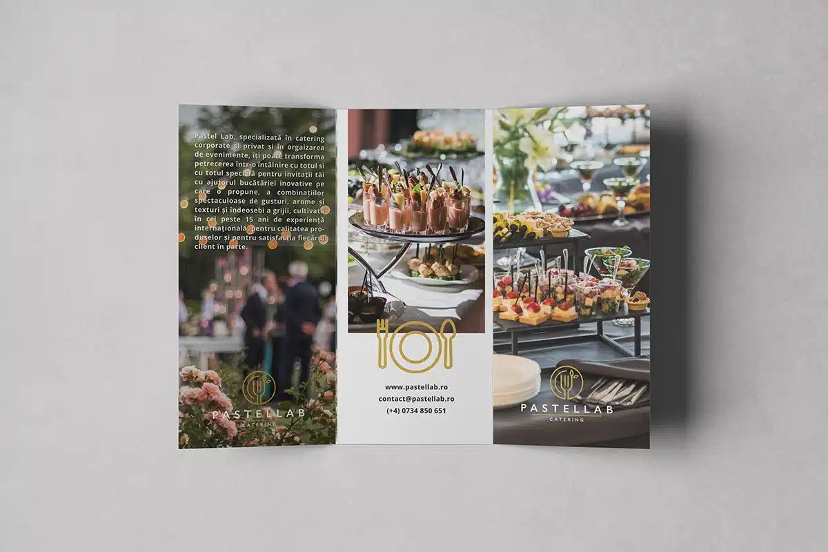 proiect pastellab trifold graphic design