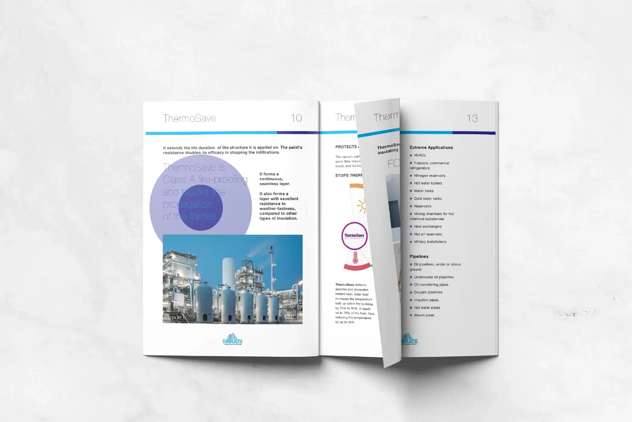 Europlastic graphic design brosura catalog