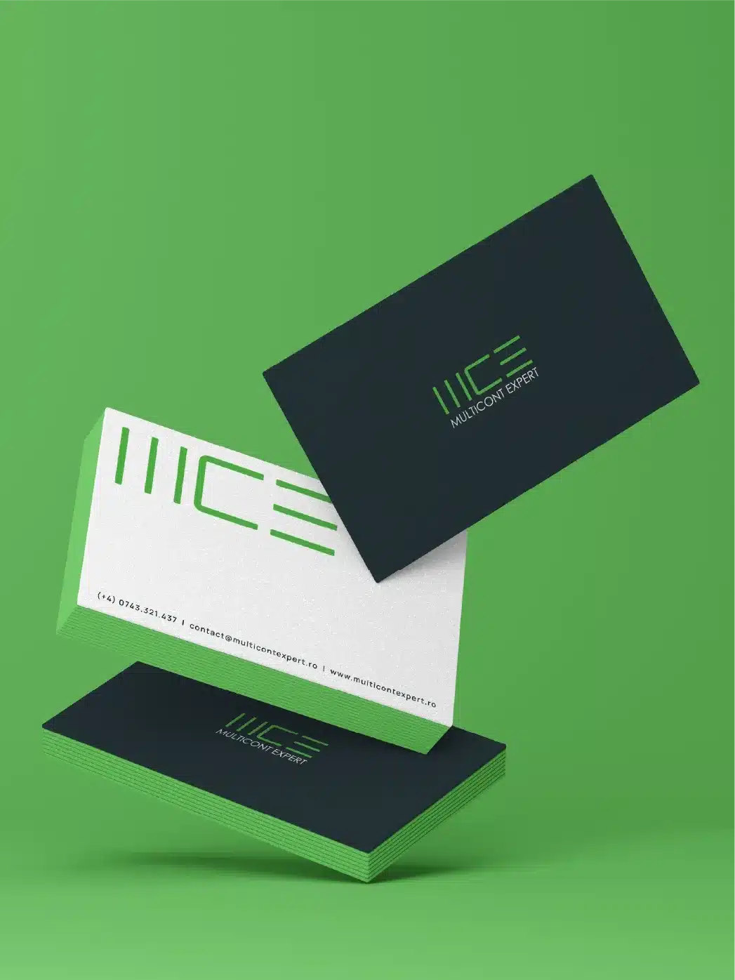 Multicont Expert logo graphic design