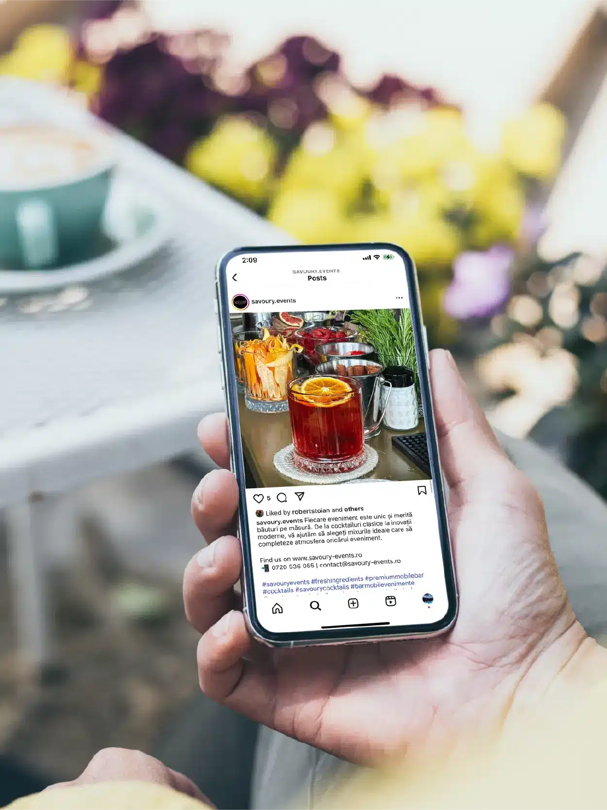 savoury-events website graphic design web design-04